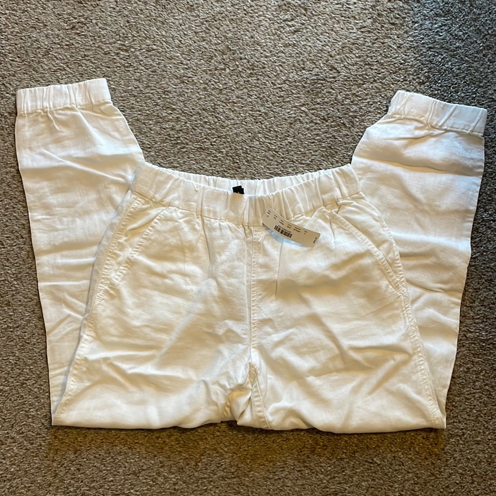 J Crew Linen Pants